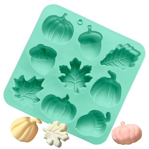 YRTUOP Silikon Backformen Zum Backen,Kürbis Silikonformen Backwerkzeuge | Herbst Deko Werkzeuge Für Thanksgiving Seife Schokoladenkuchen Kerzen Handwerk Home Decor von YRTUOP