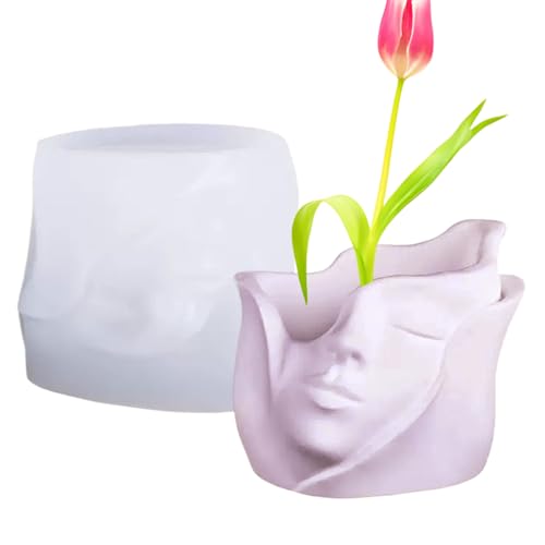 YRTUOP Silikone Vasenform,Menschliches Gesicht Kerzenhalter Form | Leicht Entfernbare Formen Für Kerzen Seifen Gips Und Mit Einfacher Handhabung YRTUOP Silikone Vasenform,Menschliches Gesicht Kerzenhalter Form | Leicht Entfernbare Formen Für Kerzen Seifen Gips Und Mit Einfacher Handhabung von YRTUOP