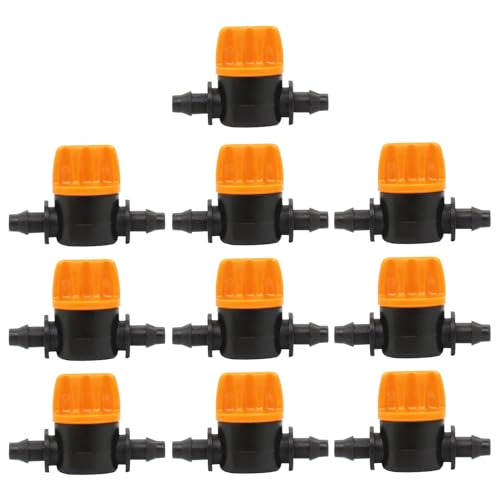 YRTUOP Tropfbewässerungsventil | 10 Stück Tropfsprinkler-Absperrventile,Tropfsicheres Wasserkontrollgerät für Gartenteile und Zubehör geeignet für Garten Gewächshaus sowie Innenbereich und YRTUOP Tropfbewässerungsventil | 10 Stück Tropfsprinkler-Absperrventile,Tropfsicheres Wasserkontrollgerät für Gartenteile und Zubehör geeignet für Garten Gewächshaus sowie Innenbereich und von YRTUOP