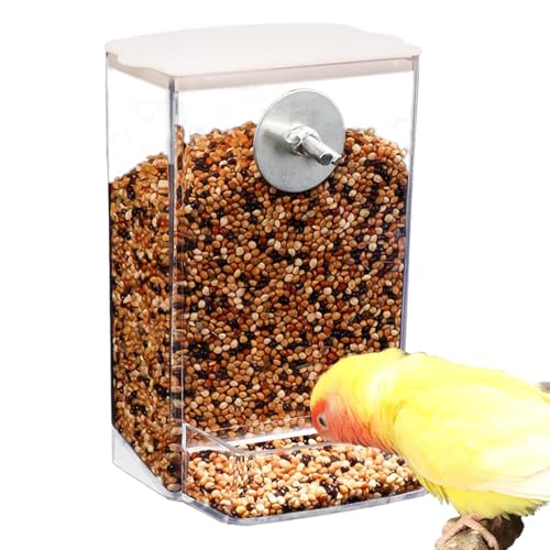 YRTUOP Vogelautomat Mit Automatischer Nachfüllung | Abnehmbarer Vogelfutterautomat Für Draußen | Transparent Für Fenster Garten Balkon Kolibri Hühner von YRTUOP