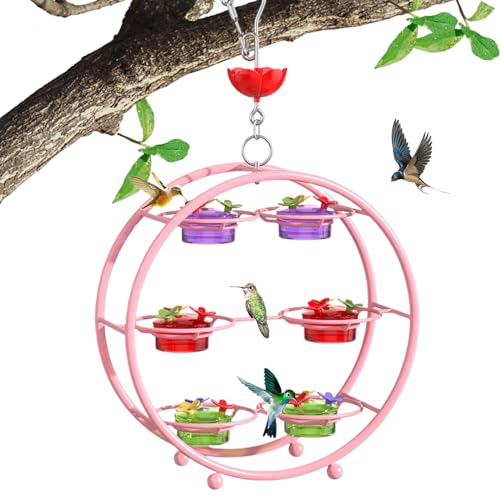 YRTUOP Vogelfutterstation Kolibri | Bienensichere mehrstöckige Vogelfutterstation – Exquisite Kolibri-Futterstationen für Garten, Hinterhof, Dekoration, Außendekoration von YRTUOP