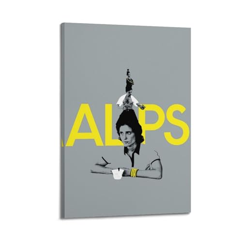 YRTWR I WBRRB Alpenposter, Wandkunst, Design, Gemälde für Schlafzimmer, Filme, 50 x 75 cm, Rahmenstil von YRTWR I WBRRB