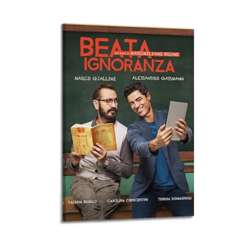 YRTWR I WBRRB Beata Ignoranza Poster, Wandkunst, Design, Gemälde für Schlafzimmer-Filme, 60 x 90 cm, Rahmenstil von YRTWR I WBRRB