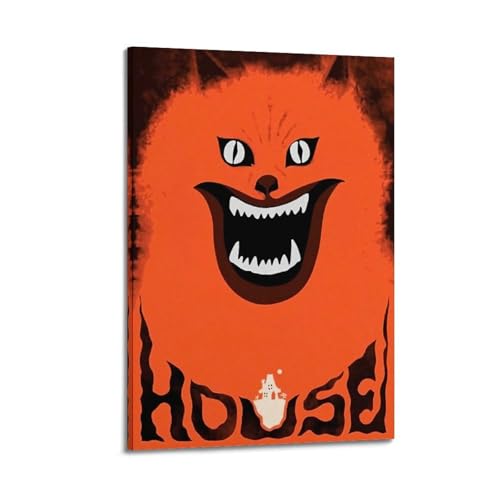 YRTWR I WBRRB Haus-Poster, Wandkunst, Design, Gemälde für Schlafzimmer-Filme, 20 x 30 cm, Rahmenstil von YRTWR I WBRRB