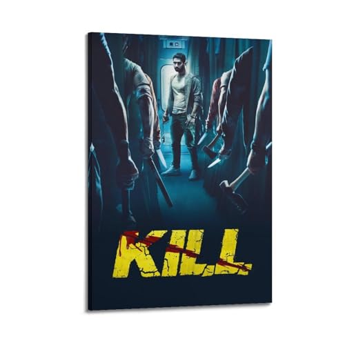 YRTWR I WBRRB Kill-Poster, Wandkunst, Design, Gemälde für Schlafzimmer-Filme, 40 x 60 cm, Rahmenstil von YRTWR I WBRRB