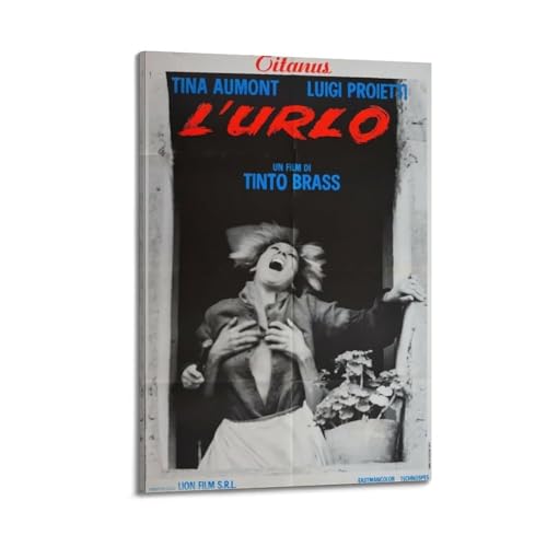 YRTWR I WBRRB L'urlo Poster, Wandkunst, Design, Gemälde für Schlafzimmer, Filme, 50 x 75 cm, Rahmenstil von YRTWR I WBRRB