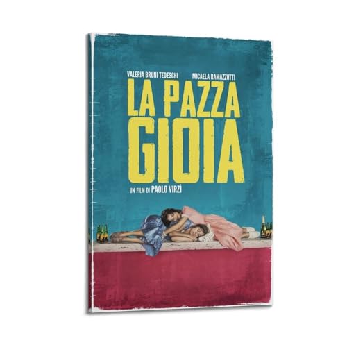 YRTWR I WBRRB La Pazza Gioia Poster, Wandkunst, Design, Gemälde für Schlafzimmer, Filme, 60 x 90 cm, Rahmenstil von YRTWR I WBRRB