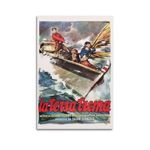 YRTWR I WBRRB La Terra Trema Poster, Wandkunst, Design, Gemälde für Schlafzimmer-Filme, 20 x 30 cm, ungerahmter Stil von YRTWR I WBRRB