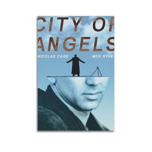 YRTWR I WBRRB Poster, Motiv: Stadt der Engel, Wandkunst, Design, Gemälde für Schlafzimmer, Filme, 50 x 75 cm, ungerahmt von YRTWR I WBRRB