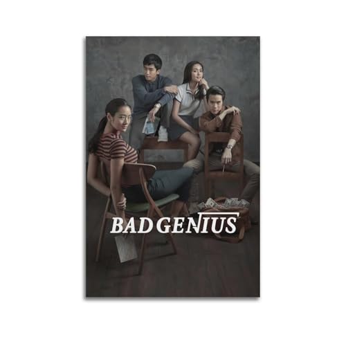YRTWR I WBRRB Poster "Bad Genius", Wandkunst, Design, Gemälde für Schlafzimmer, Filme, 40 x 60 cm, ungerahmter Stil von YRTWR I WBRRB