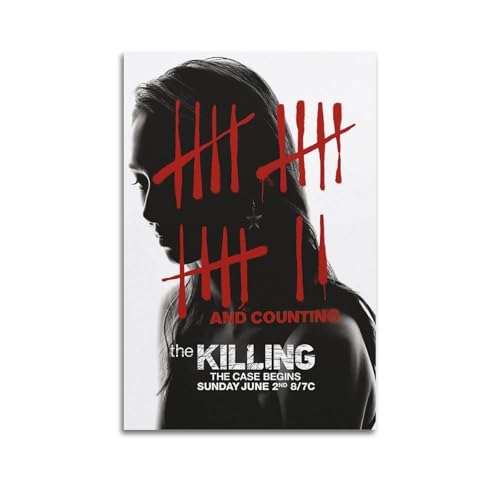 YRTWR I WBRRB Poster "The Killing", Design Gemälde für Schlafzimmer-Filme, 60 x 90 cm, ungerahmter Stil von YRTWR I WBRRB
