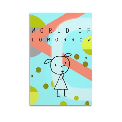 YRTWR I WBRRB Poster "World of Tomorrow", Wandkunst, Design, Gemälde für Schlafzimmer-Filme, 20 x 30 cm, ungerahmter Stil von YRTWR I WBRRB