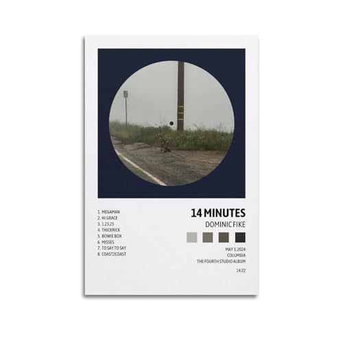 YRTWR I WBRRB Poster mit Aufschrift "14 Minutes" für Schlafzimmer, Filme, 60 x 90 cm, ungerahmter Stil von YRTWR I WBRRB