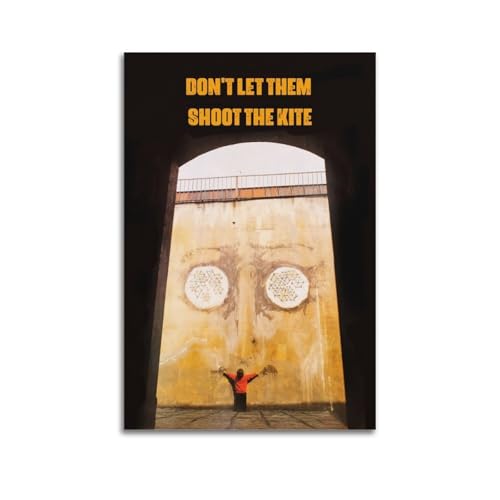 YRTWR I WBRRB Poster mit Aufschrift "Don't Let Them Shoot The Kite", Wandkunst, Design, Gemälde für Schlafzimmer, Filme, 20 x 30 cm, ungerahmter Stil von YRTWR I WBRRB