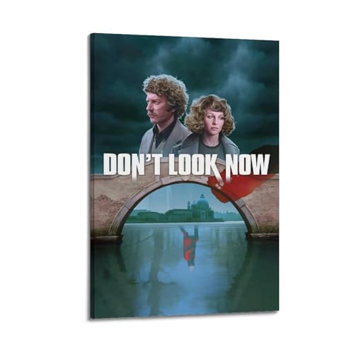 YRTWR I WBRRB Poster mit Aufschrift "Don't Look Now", Design Gemälde für Schlafzimmer-Filme, 20 x 30 cm, Rahmenstil von YRTWR I WBRRB