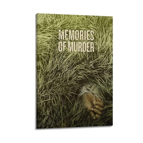YRTWR I WBRRB Poster mit Aufschrift "Memories of Murder", Wandkunst, Design, Gemälde für Schlafzimmer-Filme, 50 x 75 cm, Rahmenstil von YRTWR I WBRRB
