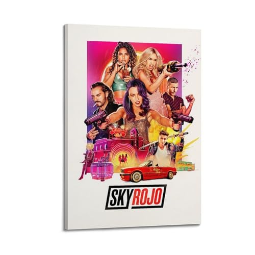 YRTWR I WBRRB Poster mit Himmels-Rojo-Motiv, Gemälde für Schlafzimmer-Filme, 40 x 60 cm, Rahmenstil von YRTWR I WBRRB