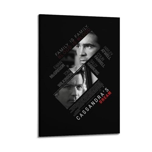 YRTWR I WBRRB Poster mit Motiv "Cassandra's Dream", Wandkunst, Design, Gemälde für Schlafzimmer-Filme, 20 x 30 cm, Rahmenstil von YRTWR I WBRRB