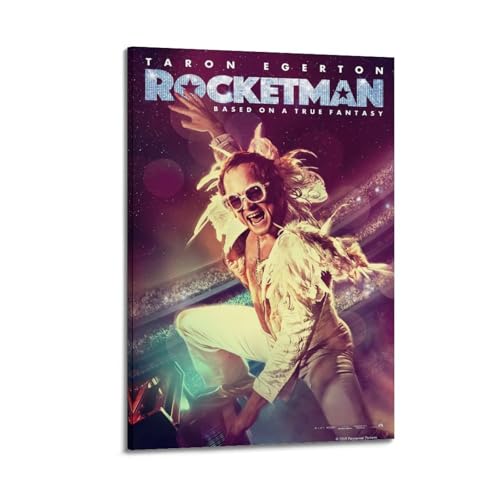 YRTWR I WBRRB Rocketman-Poster, Wandkunst, Design, Gemälde für Schlafzimmer, Filme, 30 x 45 cm, Rahmenstil von YRTWR I WBRRB