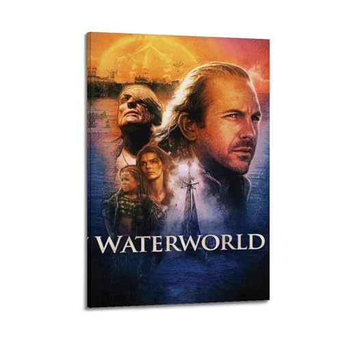 YRTWR I WBRRB Waterworld Poster, Wandkunst, Design, Gemälde für Schlafzimmer, Filme, 20 x 30 cm, Rahmenstil von YRTWR I WBRRB