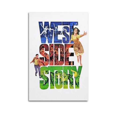 YRTWR I WBRRB West Side Story-Poster, Wandkunst, Design, Gemälde für Schlafzimmer, Filme, 30 x 45 cm, ungerahmter Stil von YRTWR I WBRRB