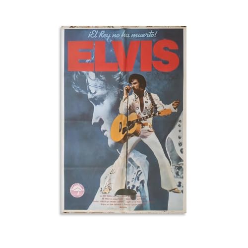 YRUAWRH Elvis Presley Poster mit Elvis Aaron Presley, ästhetisches Cover, Leinwand, Vintage-Poster, dekoratives Gemälde für Schlafzimmer, Wohnzimmer, 20 x 30 cm, ungerahmter Stil YRUAWRH Elvis Presley Poster mit Elvis Aaron Presley, ästhetisches Cover, Leinwand, Vintage-Poster, dekoratives Gemälde für Schlafzimmer, Wohnzimmer, 20 x 30 cm, ungerahmter Stil von YRUAWRH