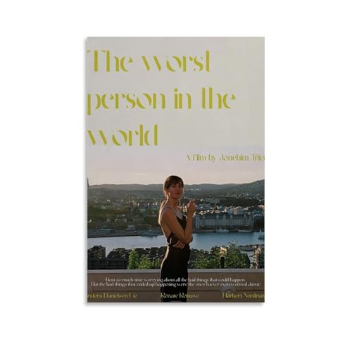 YRUAWRH Filmposter "The Worst Person in The World", ästhetisches Cover, Leinwand, Vintage-Poster, dekoratives Gemälde für Schlafzimmer, Wohnzimmer, 30 x 45 cm, ungerahmt YRUAWRH Filmposter "The Worst Person in The World", ästhetisches Cover, Leinwand, Vintage-Poster, dekoratives Gemälde für Schlafzimmer, Wohnzimmer, 30 x 45 cm, ungerahmt von YRUAWRH