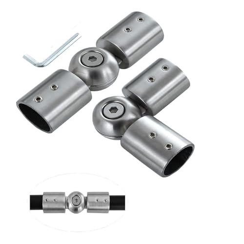 Universal Ecke Gardinenstange Verbinder Fenster Ecke Gardinenstange Verbinder 2er Set Heavy Duty Fenster Gardinenstange Eckverbinder Edelstahl für 1 Zoll Gardinenstangen Universal Ecke Gardinenstange Verbinder Fenster Ecke Gardinenstange Verbinder 2er Set Heavy Duty Fenster Gardinenstange Eckverbinder Edelstahl für 1 Zoll Gardinenstangen von YRUISI