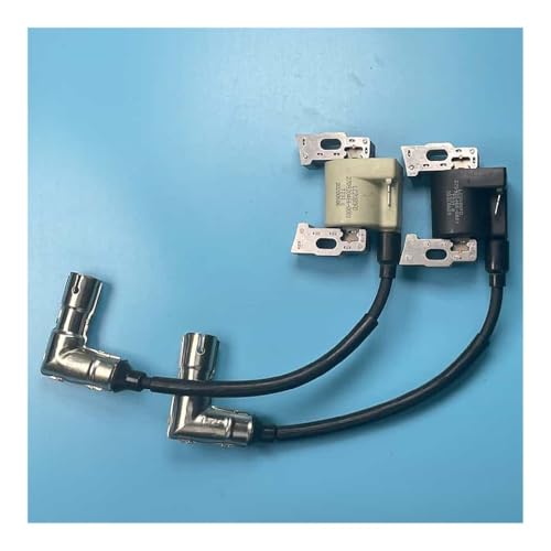 YRcEKH Passend for Zongshen 2V90F Zündspule 2er-Set, Links und rechts, passend for GB1000, Rato R999D, Loncin LC2V90F, Lifan 999cc V-Twin, Erreger-Statorzünder(Type B Metal Cap) von YRcEKH
