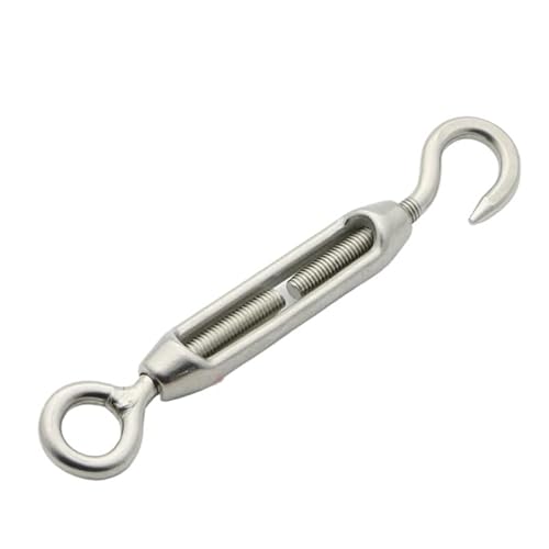 Wäscheleinen-Spanner, 1 stücke M4 zu M8 304 Edelstahl Spannschloss Bolzen Haken Rigging Auge Schraube Draht Seil von YRthongXy