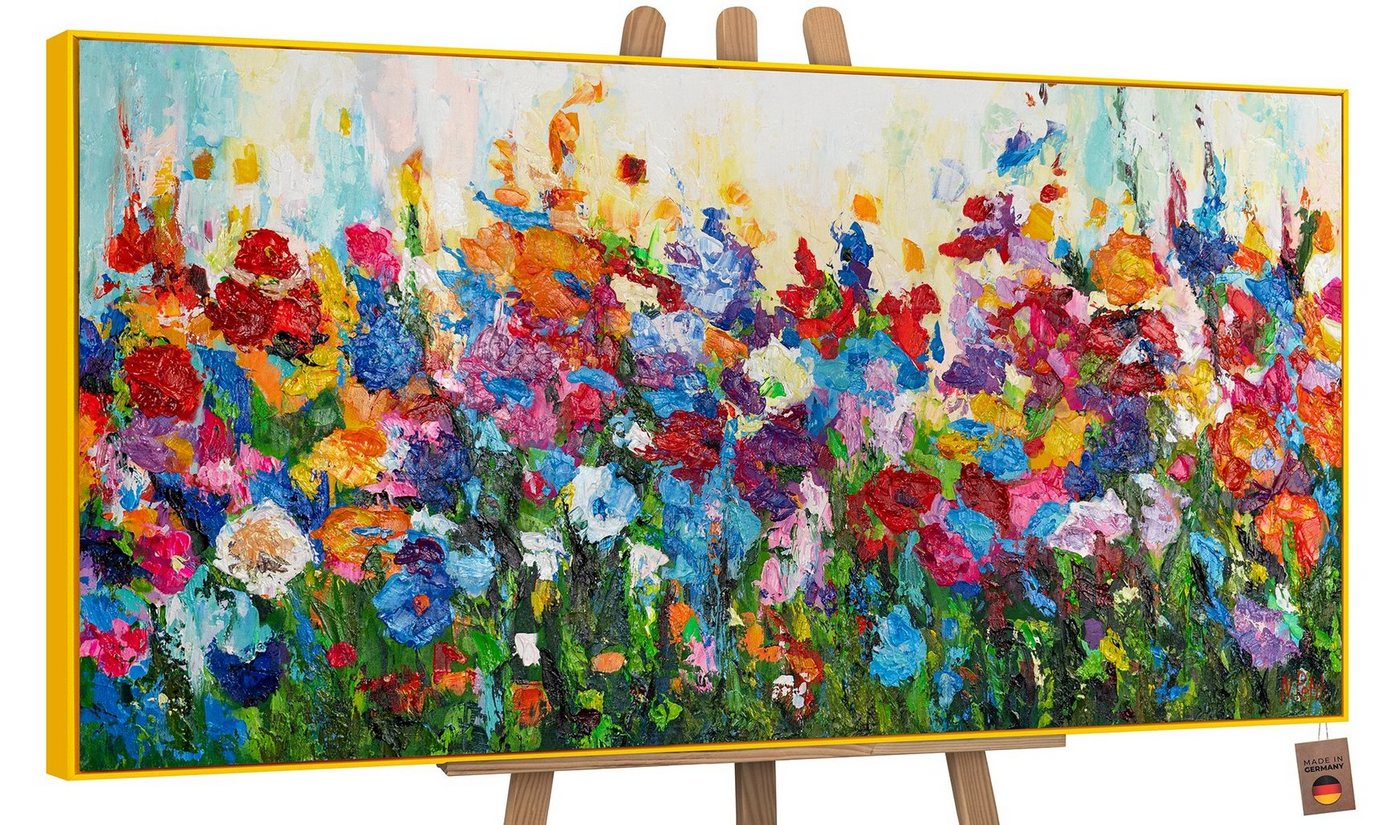 YS-Art Gemälde Blumige Farben, Blumen von YS-Art