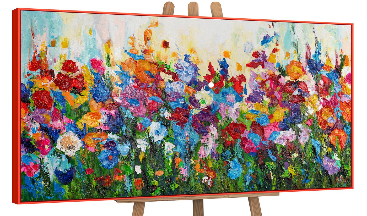 YS-Art Gemälde Blumige Farben, Blumen von YS-Art