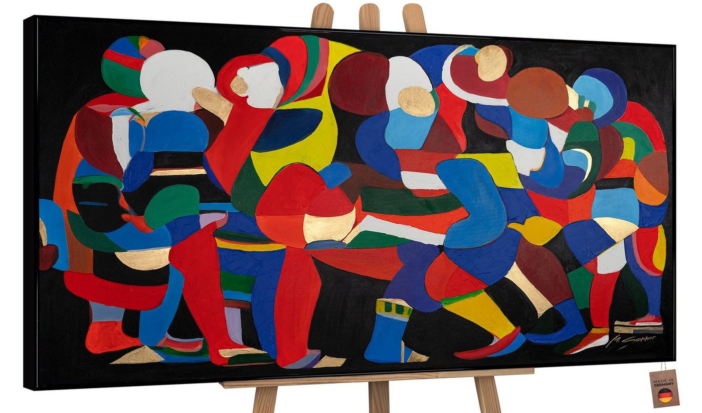 YS-Art Gemälde Tänze der Farben und Formen, Abstraktion von YS-Art