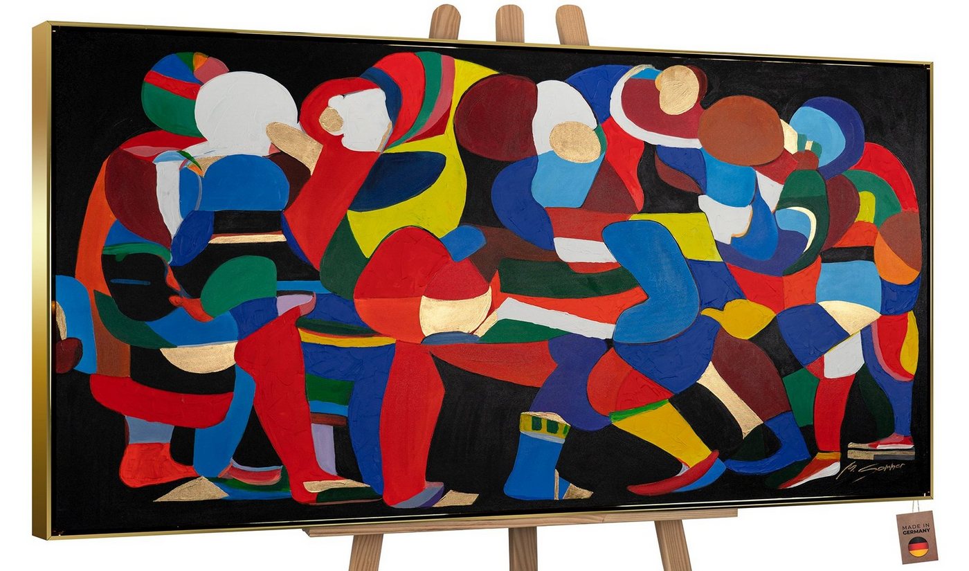 YS-Art Gemälde Tänze der Farben und Formen, Abstraktion von YS-Art