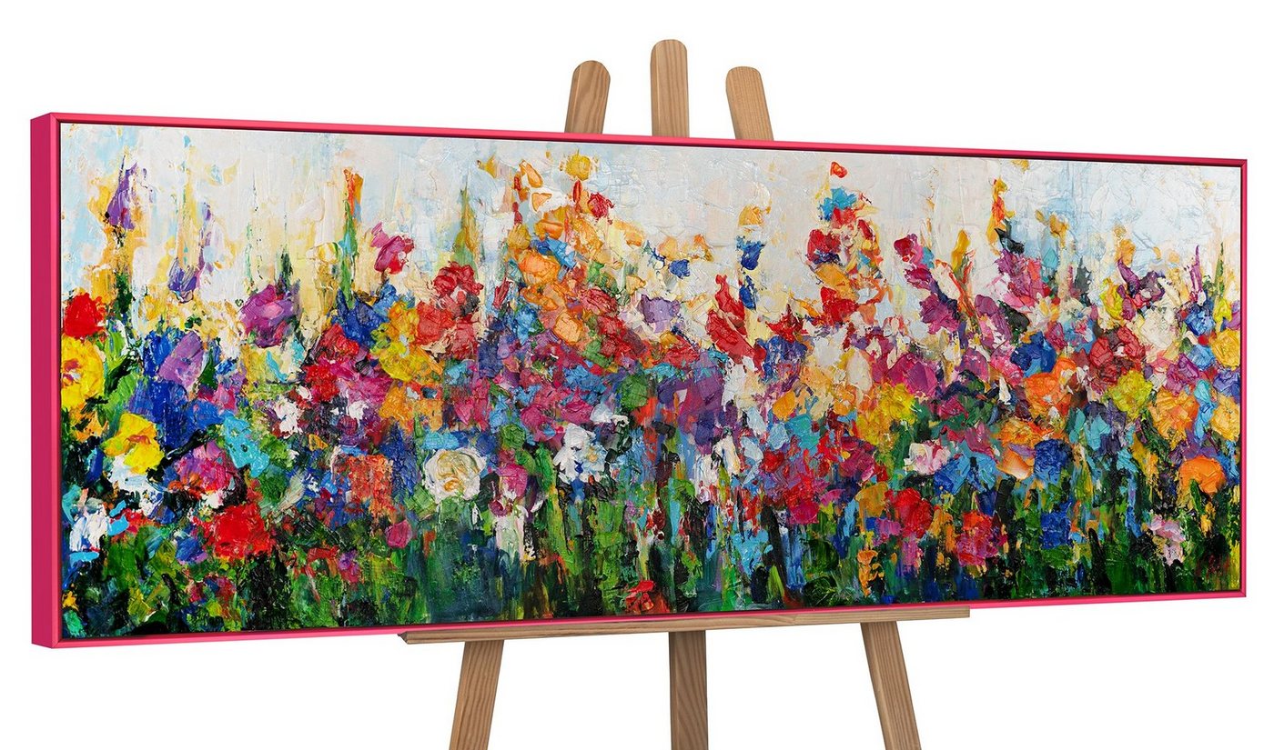 YS-Art Gemälde Wirbelwind der Feldfarben, Blumen von YS-Art