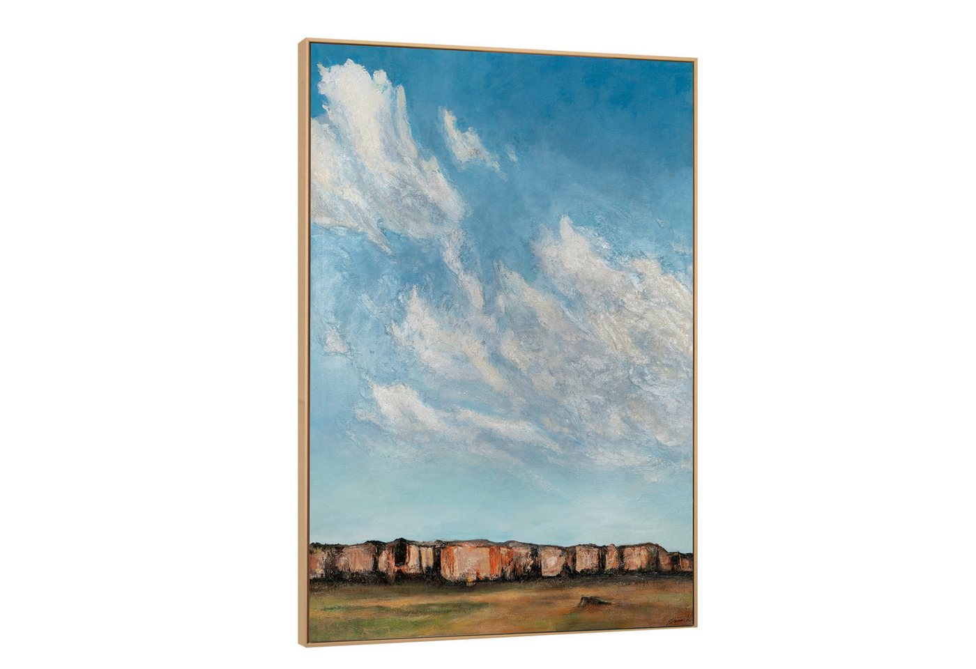 YS-Art Gemälde Wolken Inspiration, Landschaft von YS-Art