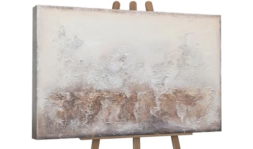 YS-Art Abstrakt Acryl Gemälde auf Leinwand Hochglanz handgemalt Wandbilder Wohnzimmer modern Wohndekor Bilder Büro Praxis braune Farben echte Kunst 140x100 cm YS-Art Abstrakt Acryl Gemälde auf Leinwand Hochglanz handgemalt Wandbilder Wohnzimmer modern Wohndekor Bilder Büro Praxis braune Farben echte Kunst 140x100 cm von YS