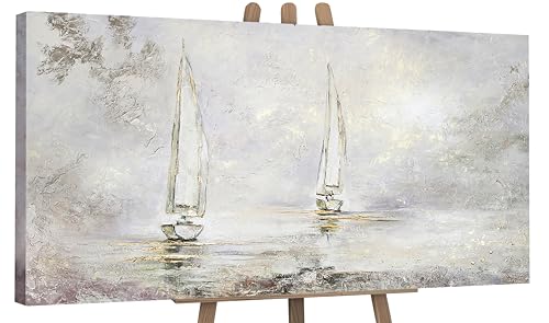 YS-Art Abstrakt Acryl Gemälde auf Leinwand Morgendämmerung handgemalt Wandbilder Wohnzimmer modern Wohndekor Bilder Büro Segelboote Meer echte Kunst 120x60 cm YS-Art Abstrakt Acryl Gemälde auf Leinwand Morgendämmerung handgemalt Wandbilder Wohnzimmer modern Wohndekor Bilder Büro Segelboote Meer echte Kunst 120x60 cm von YS