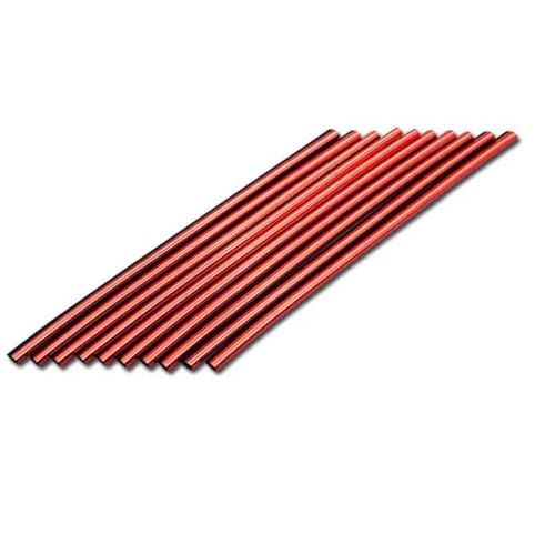 YSA ASF 10 Stücke 20 cm Auto Klimaanlage Steckdose Dekorative Universal PVC Trim Dekoration Streifen Auto Styling Zubehör Für Alle Modelle Dekoration Abdeckung(Rot) von YSA ASF