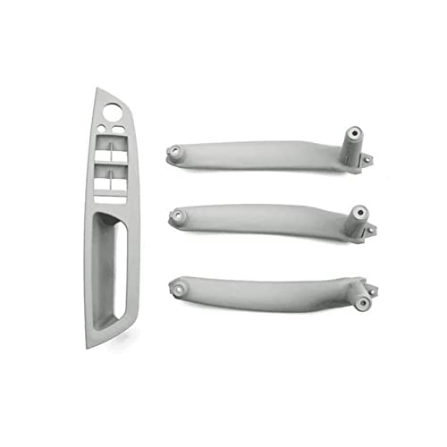 YSA ASF Armlehne Auto Links Vorne Fahrersitz Für E70 E71 X5 X6 LHD Innentürgriff Innenverkleidung Pull Trim Cover 1 Satz Beige Schwarz Griffabdeckung(E70-set-GARY) von YSA ASF