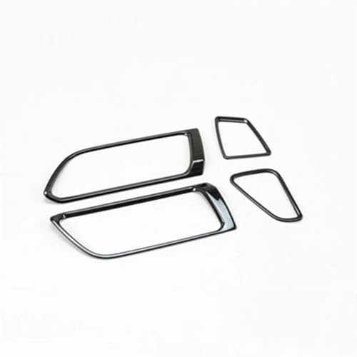 YSA ASF Auto Front Klimaanlage AC Outlet Abdeckung Trim Für Peugeot 308 308s 2015-2019 2th T9 SW Air Vent Outlet Aufkleber Dekoration Abdeckung(Schwarz) von YSA ASF