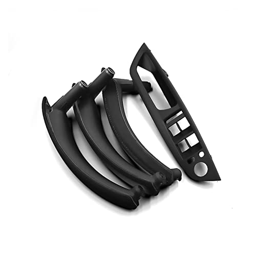 YSA ASF Auto Vorne Hinten Links Rechts Innengriff Für X5 X6 Für E70 E71 E72 Türverkleidung Pull Cover Ersatz Beige Grau Schwarz Braun Griffabdeckung(Black 7 pcs) von YSA ASF