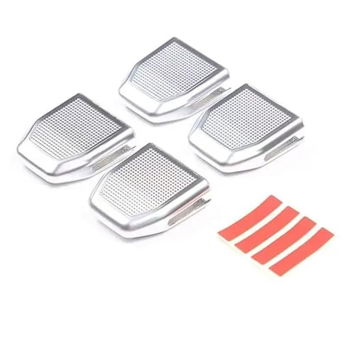 YSA ASF Chrom Auto Klimaanlage Outlet Für 2 3 4 I3 I4 Serie F36 G20 G22 G28 Vorne/Hinten Reihe Einstellen Paddel Clip Abdeckung Kappen Trim Dekoration Abdeckung(4 Piece Front) von YSA ASF