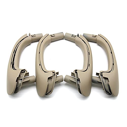 YSA ASF Für Mercedes Für Benz W203 C-Klasse Limousine 2000-2007 Auto Vorne Links Rechts Innen Türgriff Set Ersatz 4 Stück Griffabdeckung(Beige 4pcs Set) von YSA ASF
