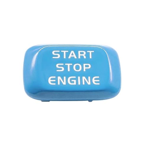 YSA ASF Für Volvo V40 V60 S60 XC60 S80 V50 V70 XC70 Auto Motor Start-Taste Ersetzen Abdeckung Stop Swtich Schlüssel Dekor Trim Aufkleber Auto Styling Dekoration Abdeckung(Blau) von YSA ASF