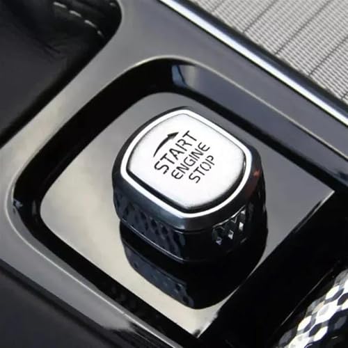 YSA ASF Für Volvo Xc60 S90 S60 Xc90 V60 V90 2015-2020 Auto Motor Start-Taste Ersetzen Abdeckung Stop Swtich Schlüssel Dekor Aufkleber Auto Styling Dekoration Abdeckung(Weiss) von YSA ASF