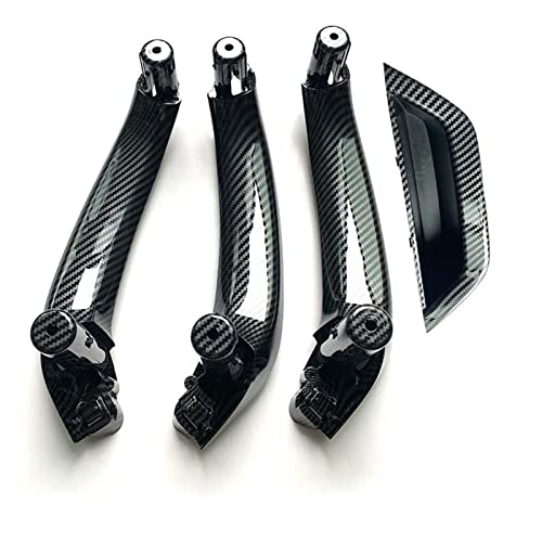 YSA ASF Für X3 X4 F25 F26 2010-2016 LHD RHD Set Innentür Kohlefaser Zuggriff Armlehne Panel Abdeckung 4 STÜCKE Griffabdeckung(LHD 4PCS) von YSA ASF