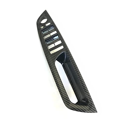 YSA ASF Innen Carbon Türgriff Äußere Lederabdeckung Ersatz LHD RHD Für X5 X6 E70 E71 E72 2007-2013 Griffabdeckung(Front Right Armrest) von YSA ASF