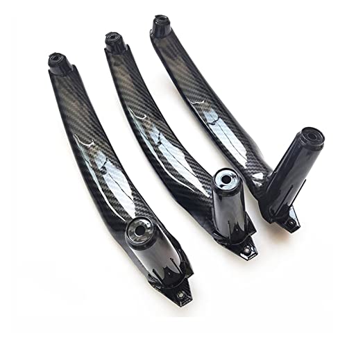 YSA ASF Innen Carbon Türgriff Äußere Lederabdeckung Ersatz LHD RHD Für X5 X6 E70 E71 E72 2007-2013 Griffabdeckung(RHD 3pCS Set) von YSA ASF
