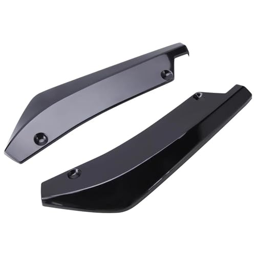 Heckflügel Kompatibel mit VW Kompatibel mit Jetta 6 VI Kompatibel mit MK6 2011-2021 Auto Heckstoßstange Splitter Diffusor Canard Wrap Spoiler Seitenrock Lippe Kinn Body Kit Auto Spoiler(Schwarz) von YSASFZX